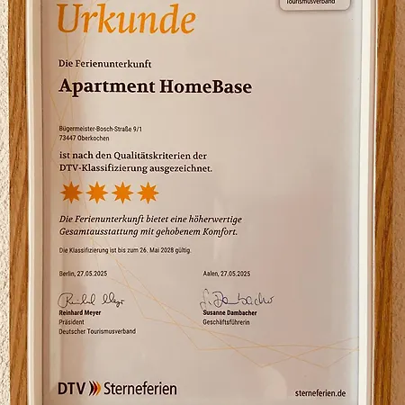 Homebase Modernes 4-sterne Mit Tiefgarage Im Zentrum Appartement Oberkochen